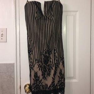 Guess strapless dress